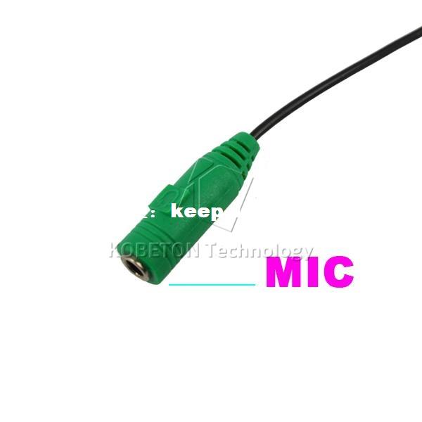 Dsal Poetu Connrctor 3w.5mm Jack 1 to 2 Audio + Mic - 图1