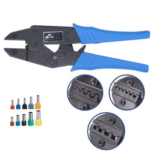 Set crimping pliers win tool crimping pliers cold-pressed terminal multi-functional electrician manual sub-Hua terminal block fast
