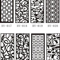 Iron Art Hollowed-out Suspended Ceiling Partition Living Room Modern Carved Wrew Board Screen Xuanguan Floral Board Shoe Cabinet Flower Lattice Iron Art Flower