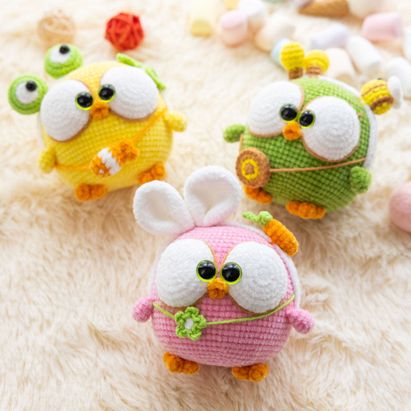 胖小森手作小鸡玩偶打发时间手工钩针diy编织材料包牛奶棉毛线团,淘宝优惠券,粉丝福利购,淘宝优惠卷