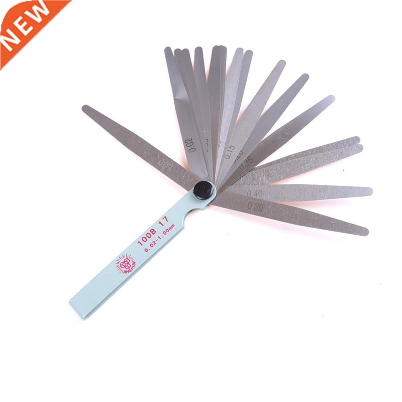 推荐100B 17 Blade Filler Feeler Gauge Measurement Tool with-图0