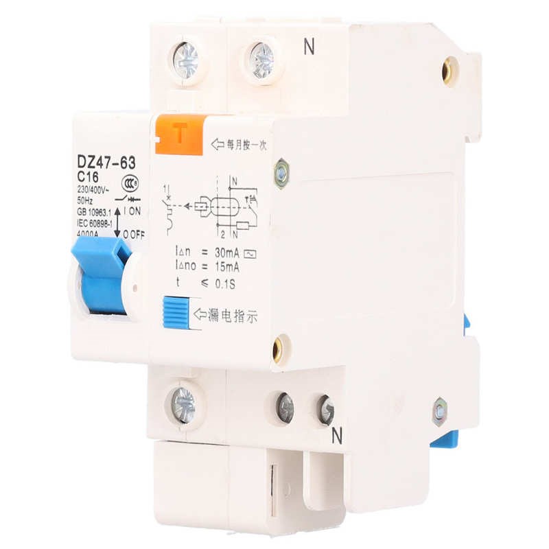 速发220V 1P16 Residual Current Circuit Breaker DZ47LE Leakag - 图1