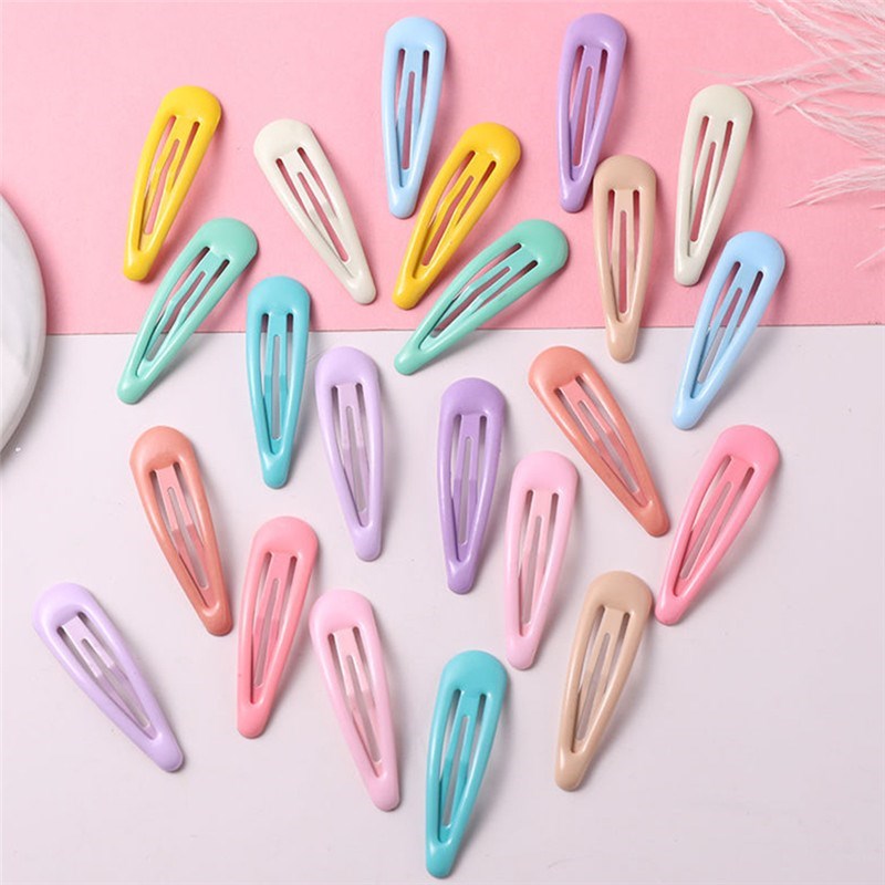 推荐3-40Pcs 5cm Snap Hair Clips for Hair Clip Pins BB Hairpi-图2