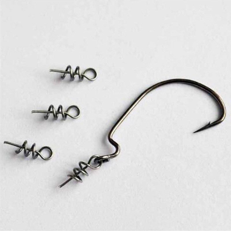 Hyaena 30pcs/lot Fishing Hook Fishing Soft Lure Baits  Rigs - 图2