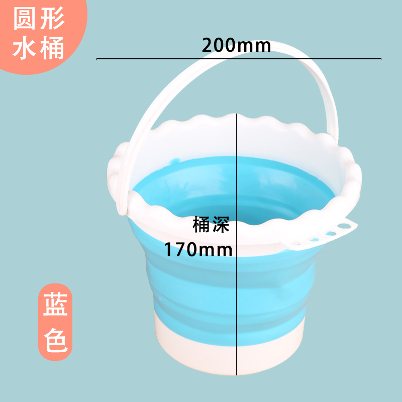 水彩洗笔桶折叠水桶美术国画专用洗笔筒水粉水彩颜料洗笔桶笔洗缸-图2