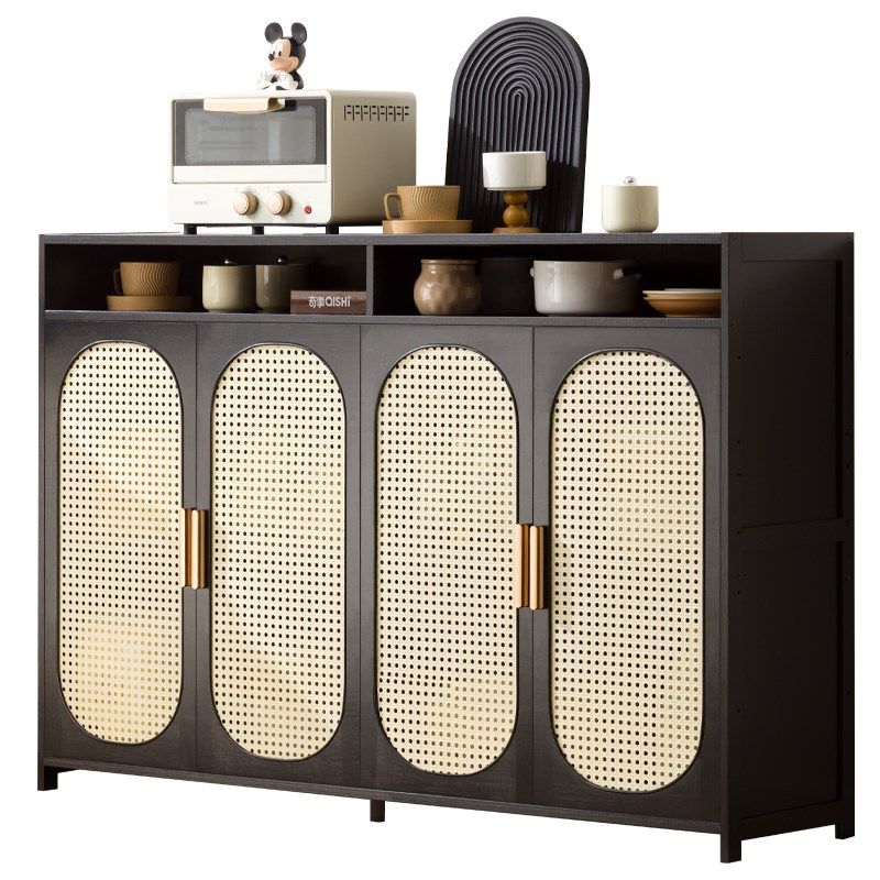 奶油风餐边柜厨房置物柜家用碗柜储物柜客厅靠墙酒柜茶水收纳柜子,淘宝优惠券,粉丝福利购,淘宝优惠卷
