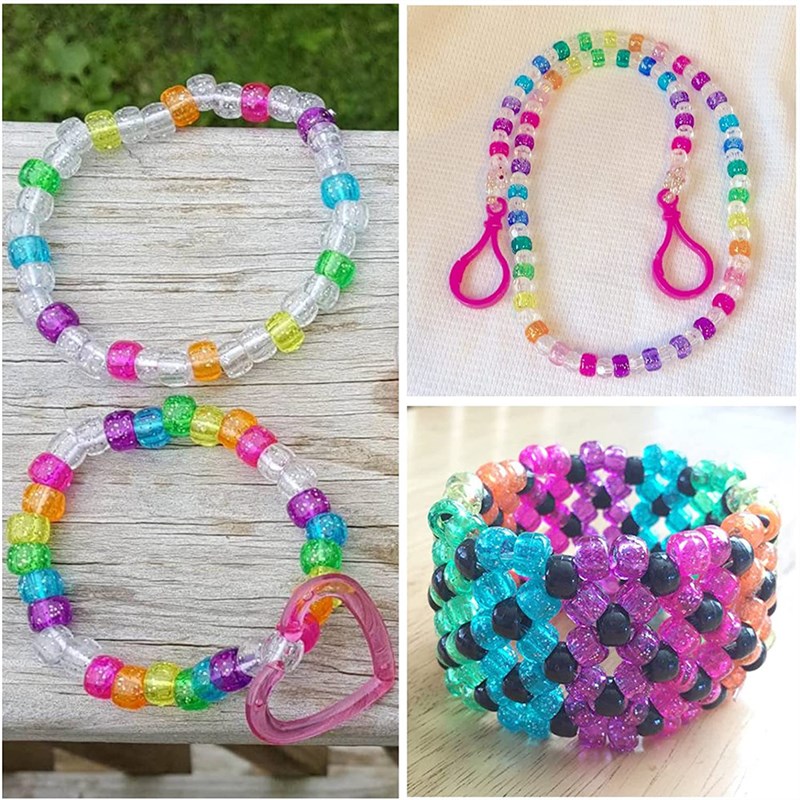 推荐Summer Colorful  Beads HandCrafts Big Hole Beads For Kid - 图3