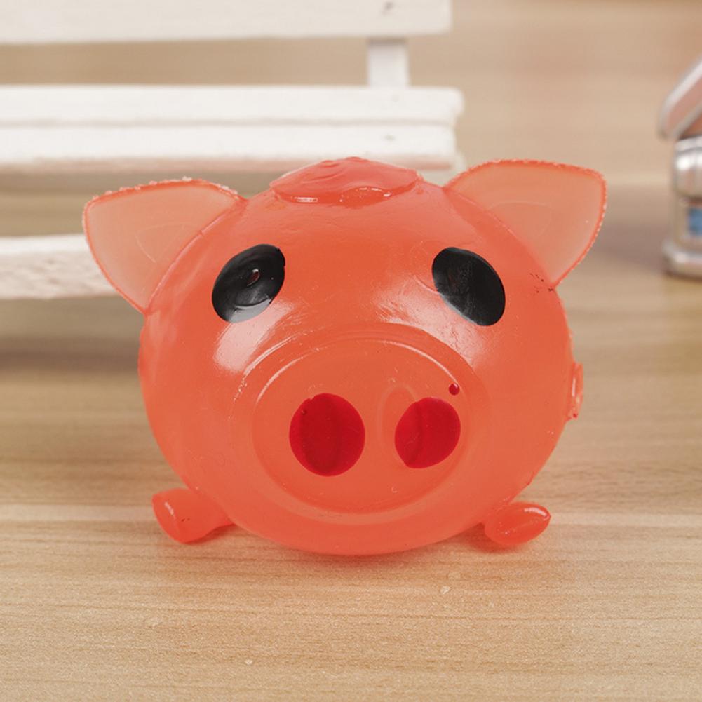 网红Venting Toy Pig Shape Splat Ball Cute Jelly Pig Toy Anti - 图3