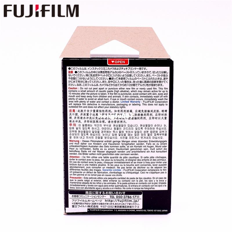 Genuine Fujifilm Instax Min1 Film i0pcs MonochromVe8Mono+-图2