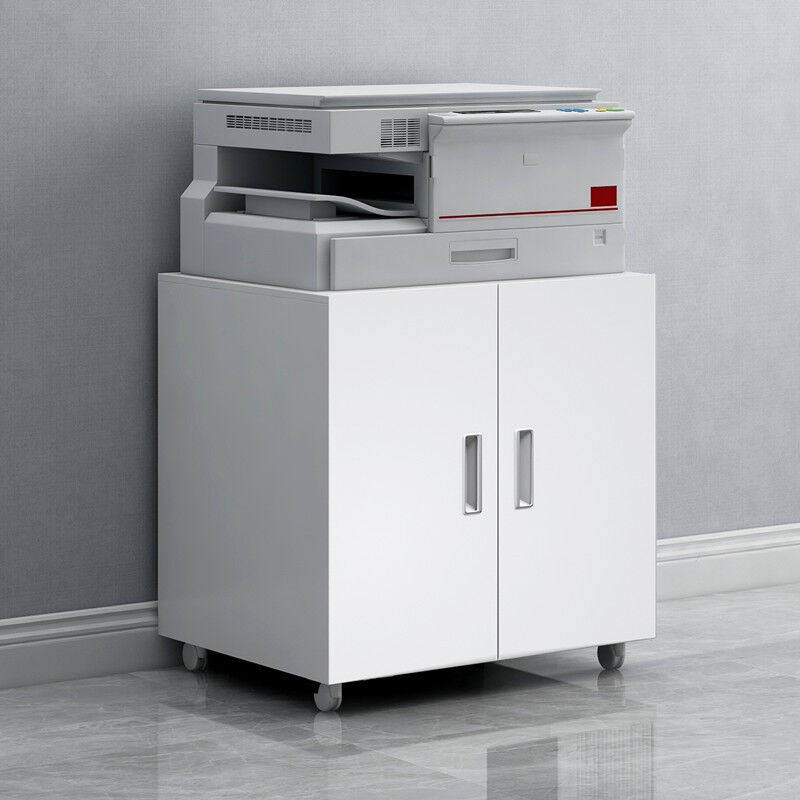 极速钢制文件柜矮柜储物柜子移动大型打印机柜底座影印机工作台活-图0
