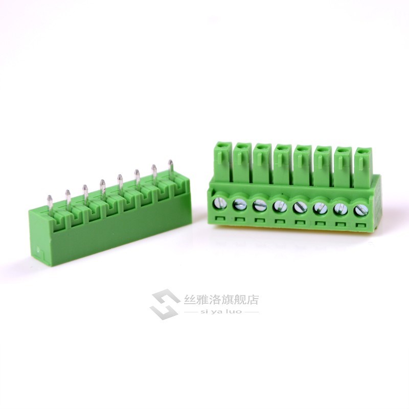 2020 5Pcs 8 Poles/8 Pin 3.81mm Terminal Pitch PCB Mount Scre-图3