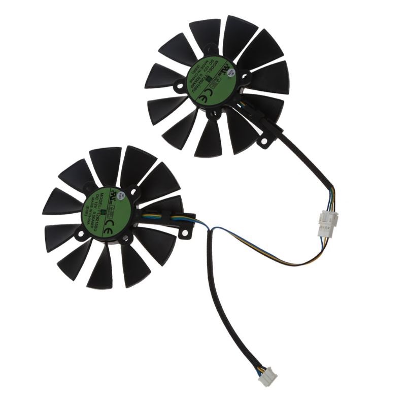 T129215SU 4Pin 88MM 12V 0.50A Cooler Fan For GTX1060 1070 Ti-图0