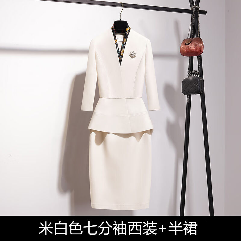 新品高端样品屋展示中心案场客服工作服高端职业西服套装女秋冬时