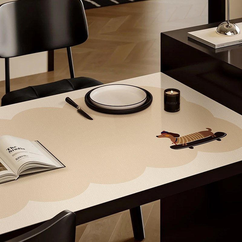椭圆形折叠桌桌布防水防油防烫免洗pvc皮革可折叠餐桌垫弧形定制,淘宝优惠券,粉丝福利购,淘宝优惠卷