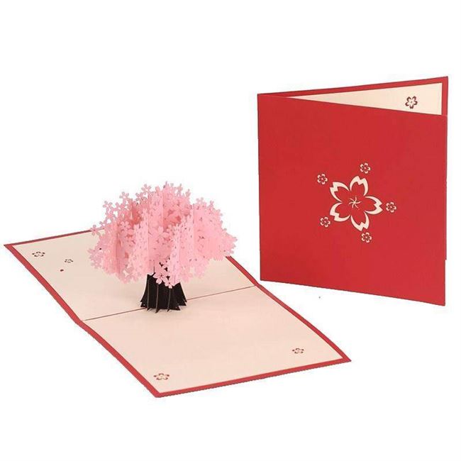 速发Anniversary greeting card 3D stereo Greeting Card-图3