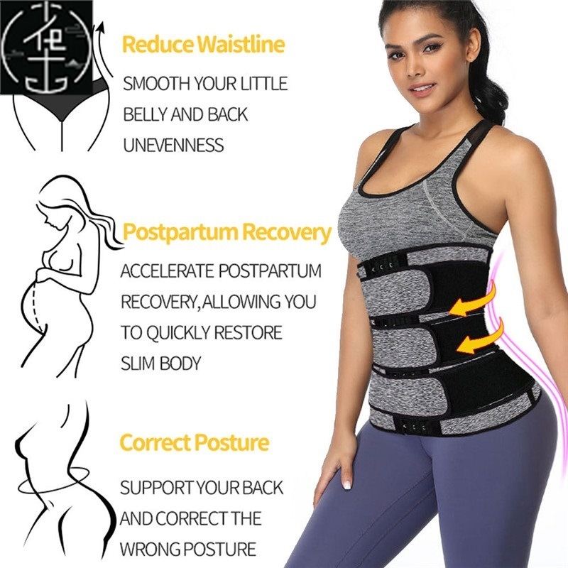 Waist Trainer Slimming Belt Body Shaper BeltR Women Corset-图0