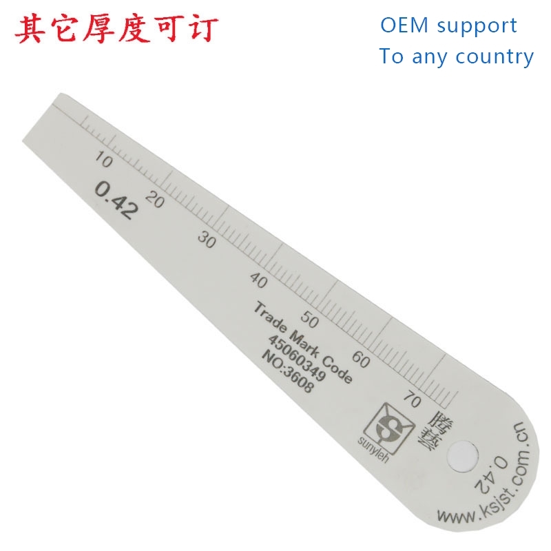 速发Tengyi 3608 plastic feeler gauge 0.01 plastic feeler gau-图0