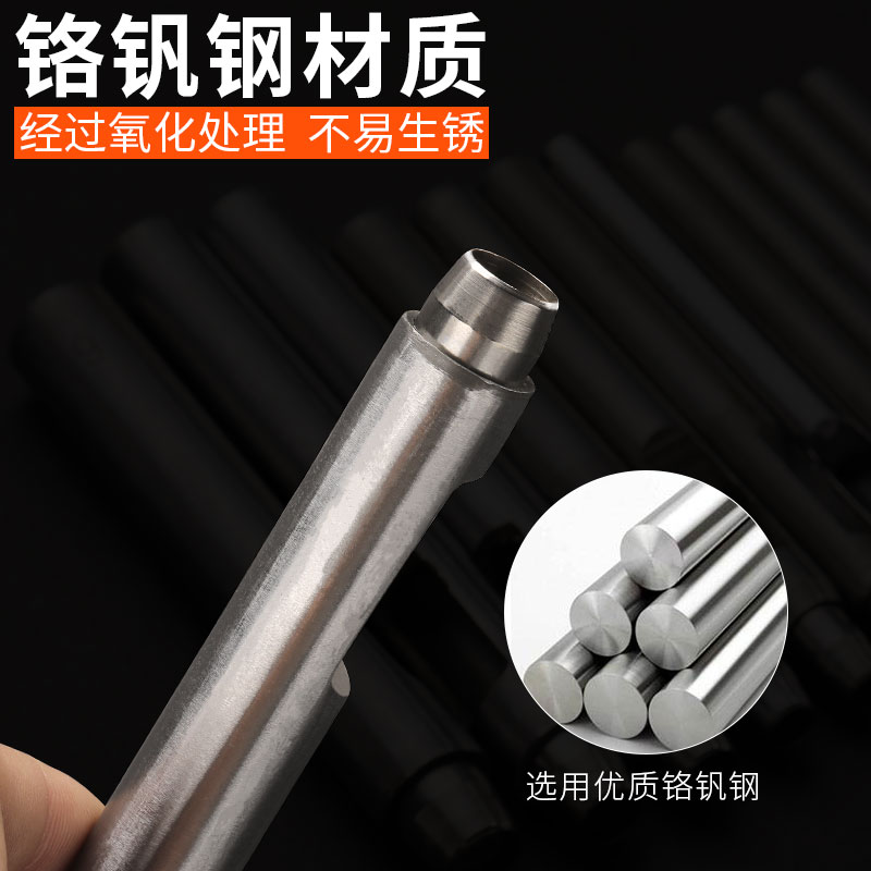 合金钢皮带打孔器家用皮革冲孔冲子直嘴直口圆冲皮具打孔冲工具