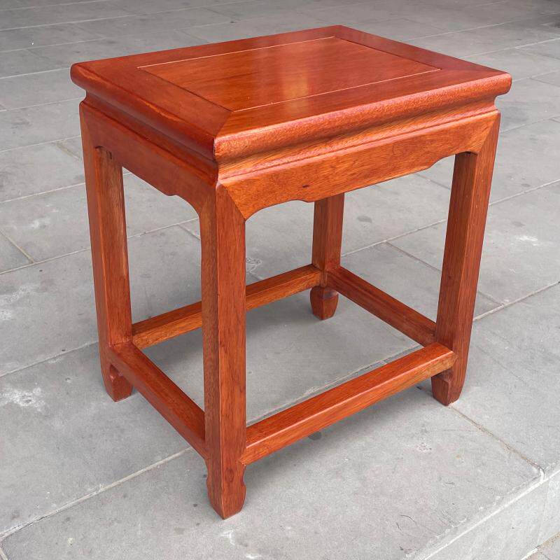方凳子矮凳家用快餐凳中式红木榫卯整装全实木原木网红四方高脚凳,淘宝优惠券,粉丝福利购,淘宝优惠卷