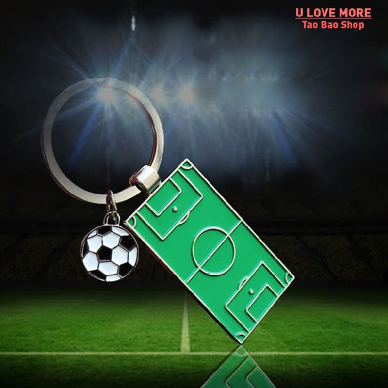 新品Men Football Field Soccer Key Chain Holder Playground Sp - 图3