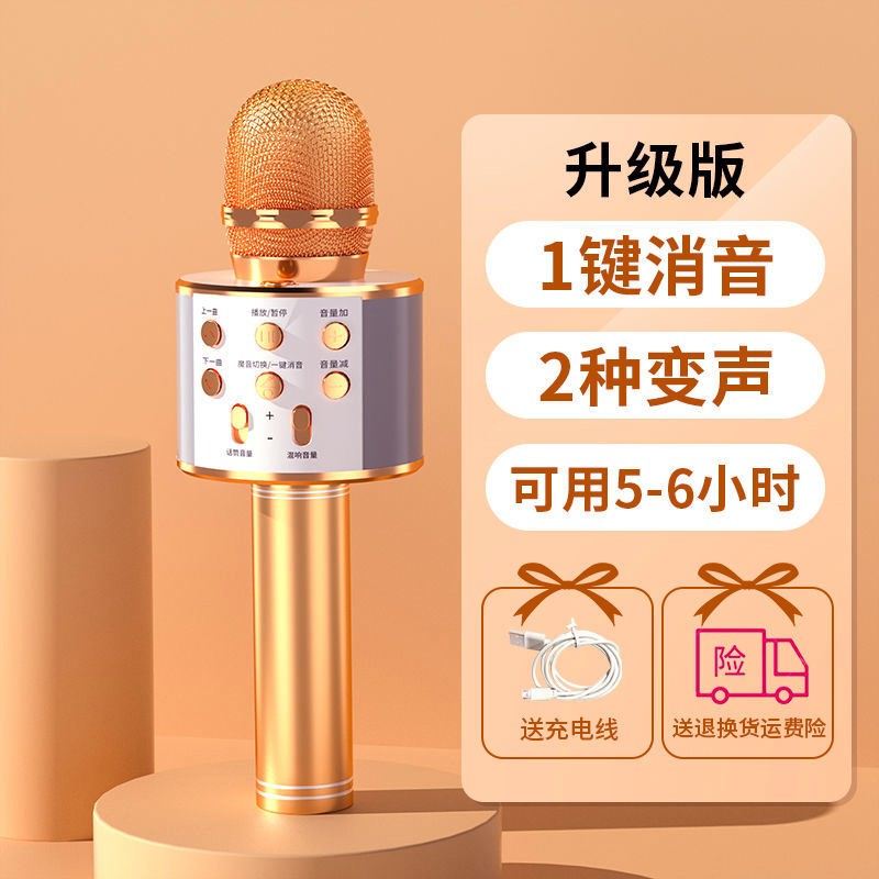 推荐Wireless Karaoke Microphone Bluetooth Handheld Portable - 图3