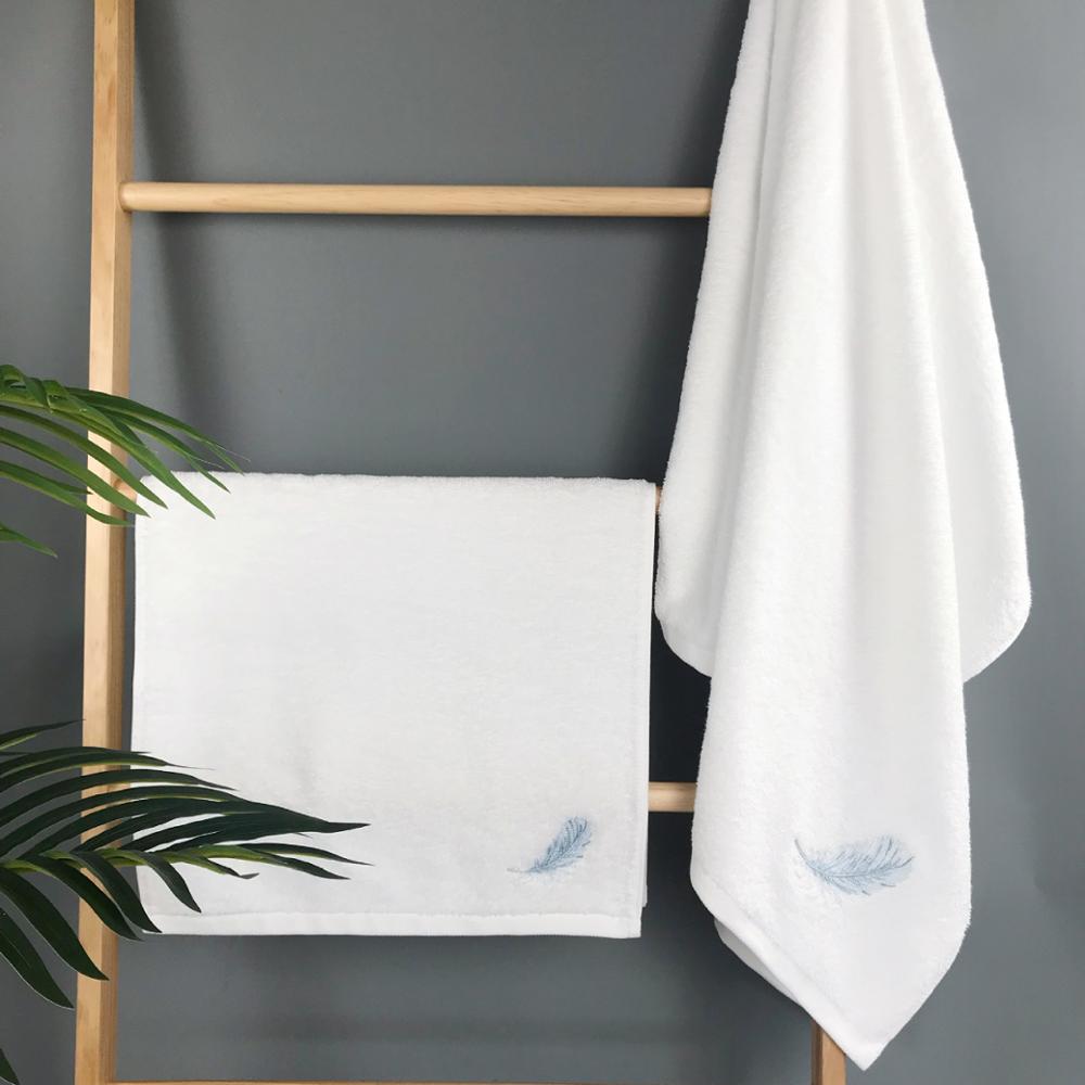 ather om roidery face TowelBs big bathbtowel 100% cett - 图0