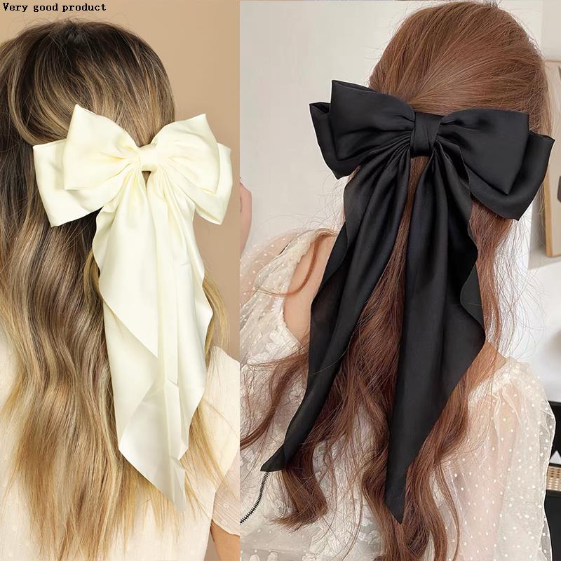 推荐w Barrettes Women Solid Color Ponytail Clip Hair Accesso - 图2