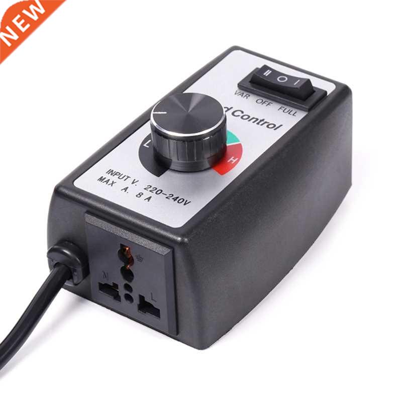 新品Universal EU Plug 230V 8A Stepless Motor Speed Controlle-图0