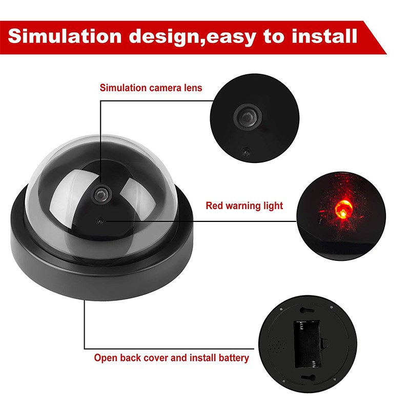 Fake Surveillance Cameras Dummy Security  Dome Simulatio - 图2