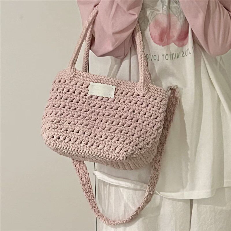 手工编织包包diy材料包手提单肩斜挎包送女友闺蜜礼物毛线钩针,淘宝优惠券,粉丝福利购,淘宝优惠卷