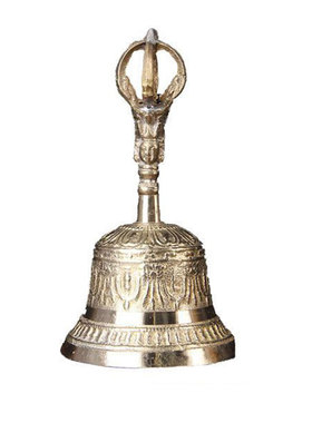 黄铜大号手摇金铛铜铃铛道士铃铃刚铃三叉铃摆件铃铃道家三清铜铛