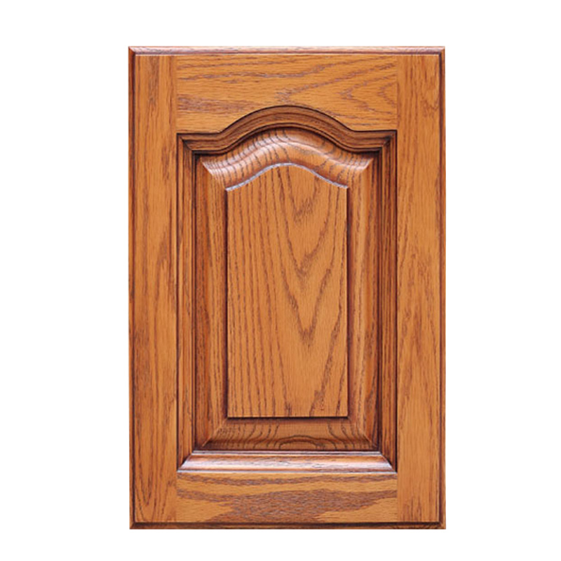 新品红橡原木实木衣柜门板u定制新中式欧式平开门开放漆橱柜门订 - 图1