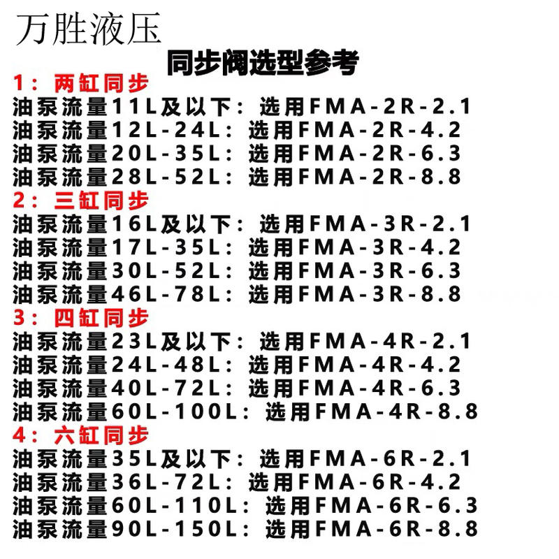 热销液压同步马达阀油缸升降同步阀齿轮平衡分流阀器一拖进二/三/ - 图3