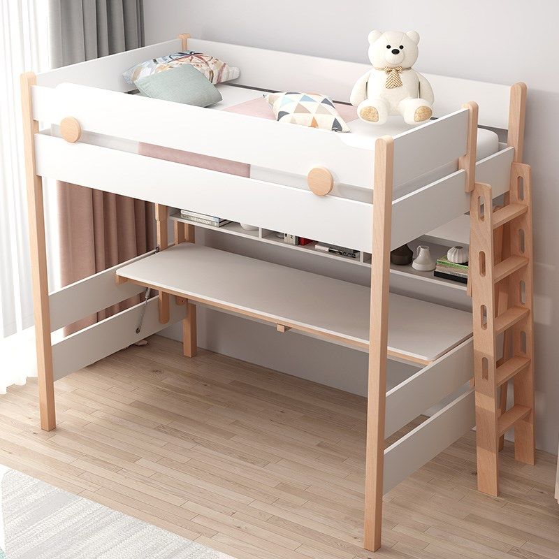 榉木实木上下双层床儿童高低床子母床交错式高架床上床下桌衣柜床,淘宝优惠券,粉丝福利购,淘宝优惠卷