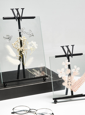 现代简约风相框摆台桌面照片摆件个性创意L家居玄关客厅卧室装饰