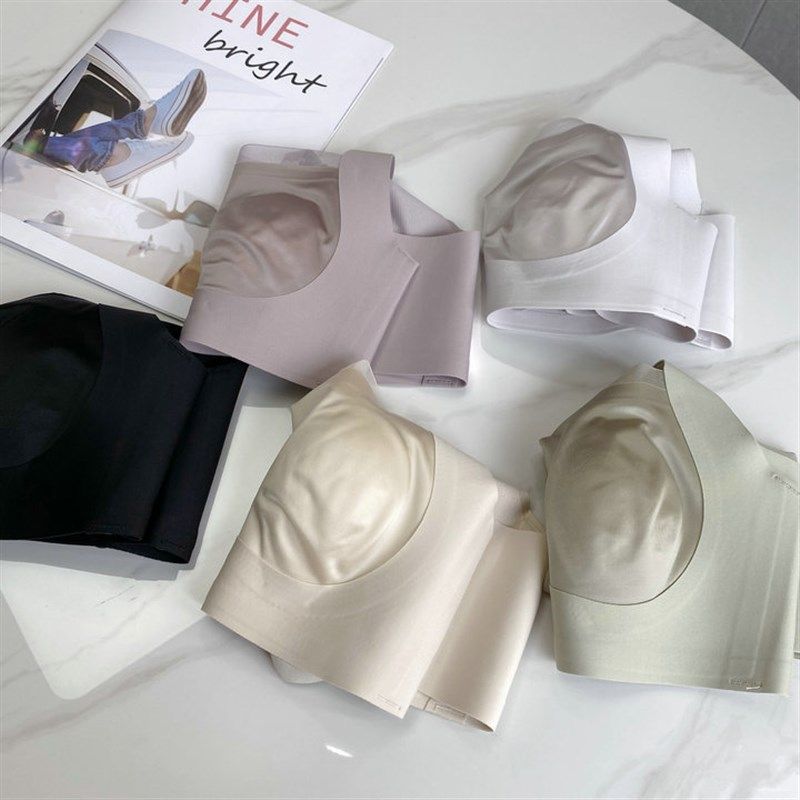 抹胸式内衣。兔耳朵薄杯防走光小胸无钢圈收副乳防下垂文胸罩,淘宝优惠券,粉丝福利购,淘宝优惠卷