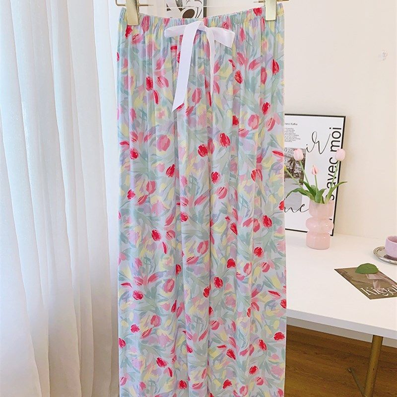 花色很好看的棉绸裤甜美少女人棉家居裤睡裤居家裤,淘宝优惠券,粉丝福利购,淘宝优惠卷