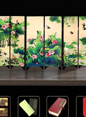现货仿古屏风 金陵十二钗中国x风特色漆画工艺品摆饰 出国送老外