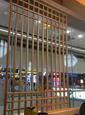 实木花格镂空新中式屏风隔断客厅家居玄关原木定制遮挡简约入户