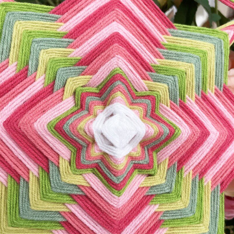 成品曼达拉手工毛线编织装饰工艺男女朋友送教师节礼物 DIY材料包,淘宝优惠券,粉丝福利购,淘宝优惠卷