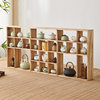 Solid wood Chinese tea cup shelf storage rack wall-mounted Bogu rack wall-mounted Duobao Pavilion display rack tea set storage rack