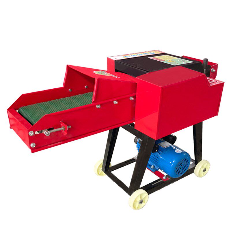 新品家用小型铡草机玉米秸秆牛羊饲料粉碎机青草两用电动切草机碎