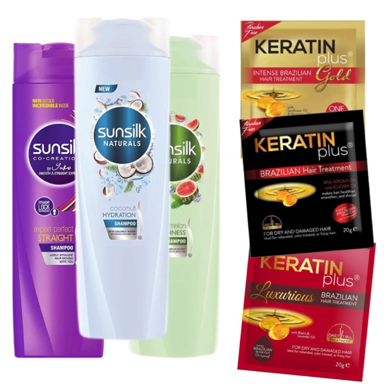 推荐Promo Sunsilk shampoo with 3 keratin plus hair treatment - 图3