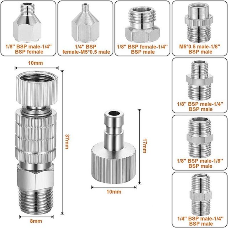 13 Pieces Airbrush Adaspter Set Includes Airbrush Quick Rele - 图3