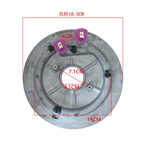 860W电饭锅发热盘MB-FD5018/MBB-FD4018加热盘配件直径18.5CM插片 - 图0