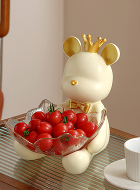 暴力熊入户玄关摆件钥匙收纳门口鞋柜客厅家居装饰品乔迁新居礼品