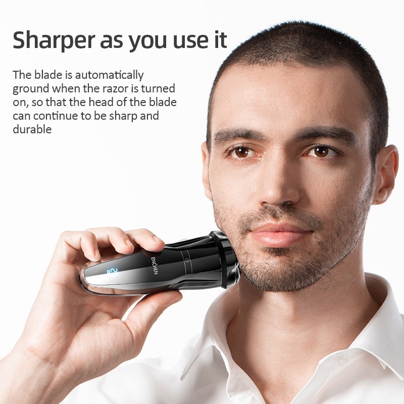 Men Electric Shaver USe RBchargeable FloatinQg Shaving razor-图0