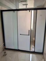 Custom lined steel glass shower room Easy shower room shower partition mobile door screen dry and wet separation