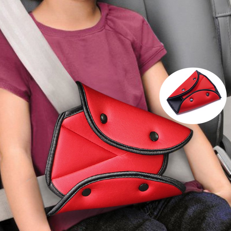 极速Baby Car Safe Seat Belt Cover Soft Adjustable Triangle S - 图2