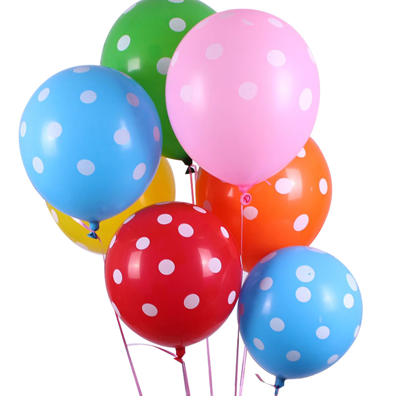 网红Birthday party decoration inch dot latex balloon wedding - 图2